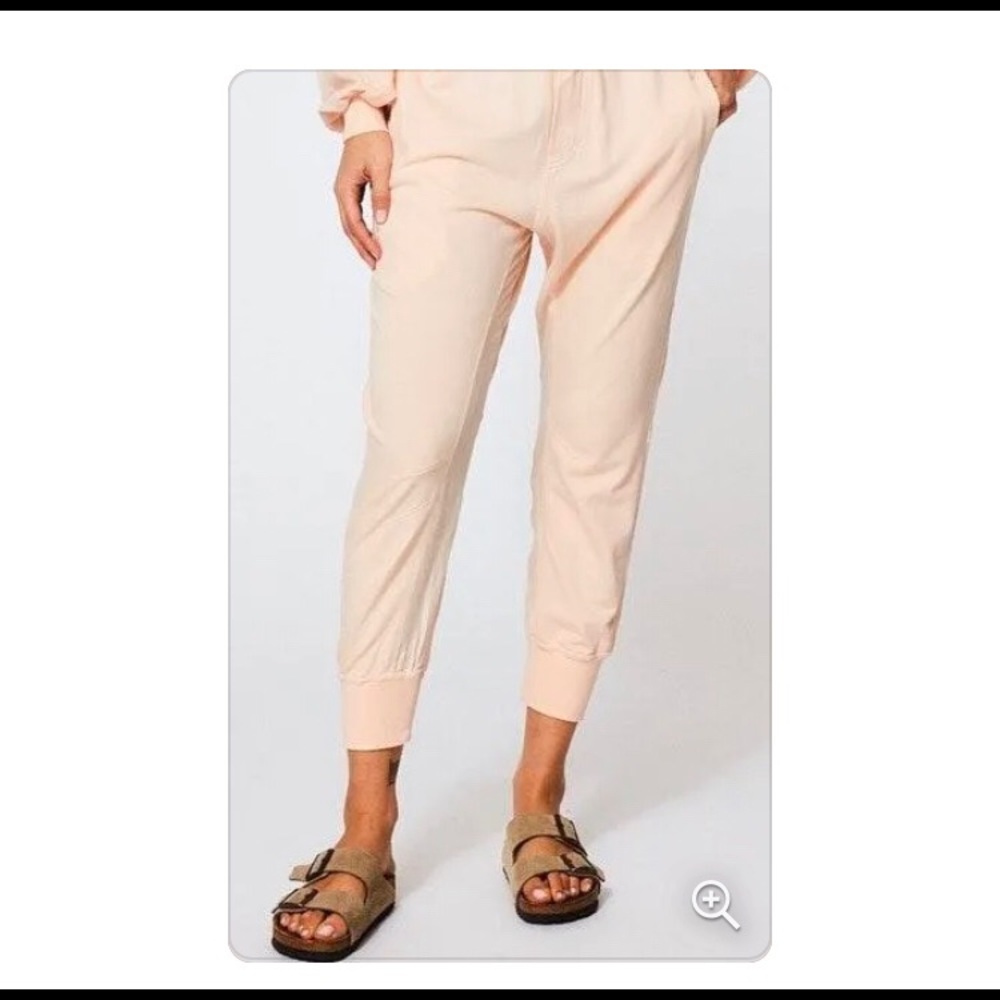 Young Fabulous & Broke Odin joggers, peach color